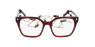 GAFAS GRADUADAS mujer EFFRONTEE rojo marmoleado