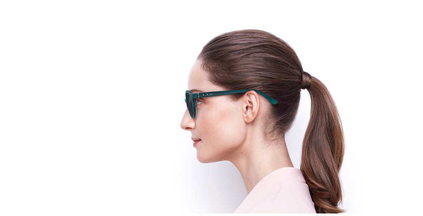 Gafas de sol mujer BIANCA POLARIZED verde - vista de lado