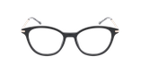 GAFAS GRADUADAS mujer GEORGIA negro - vista de frente