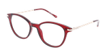 GAFAS GRADUADAS mujer GEORGIA rojo - vista de frente