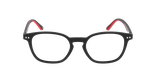 GAFAS GRADUADAS niños JORIS negro/rojo - vista de frente