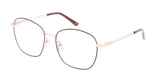 GAFAS GRADUADAS mujer MADDIE marrón/negro - vista de frente