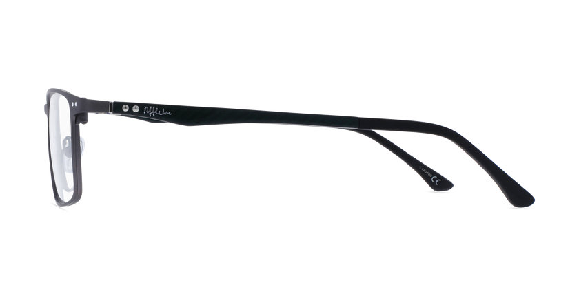 GAFAS GRADUADAS hombre MAGIC 129 CARBONE gris/verde - vista de frente