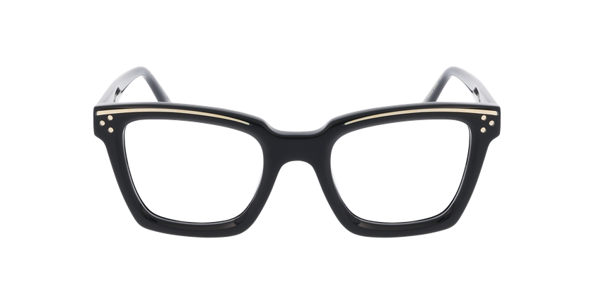 GAFAS GRADUADAS mujer CARACTÈRES FIL D'OR MYSTÉRIEUSE negro - vista de frente