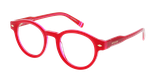 GAFAS GRADUADAS mujer CARACTÈRES DISCRÈTE rojo/rosa - vista de frente