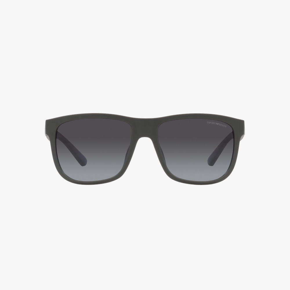 GAFAS DE SOL hombre 0EA4182U negro brillante - vista de frente
