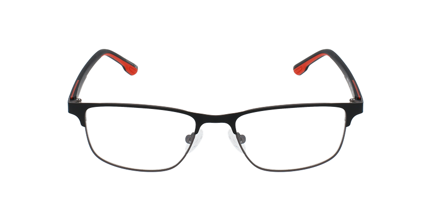 GAFAS GRADUADAS hombre AYDAN negro/rojo - vista de frente