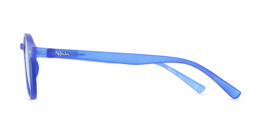 GAFAS DE SOL niños LIO azul/azul oscuro mate - vista de frente