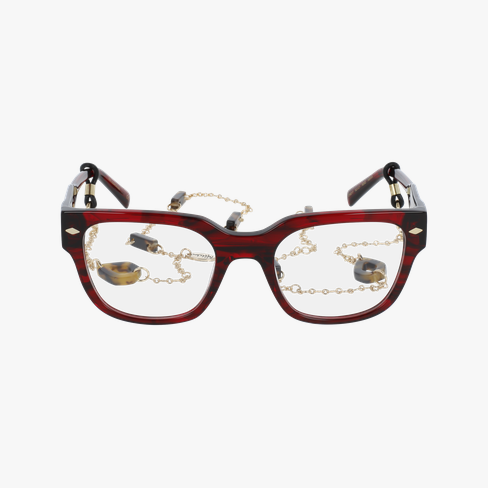 GAFAS GRADUADAS mujer CARACTÈRES AUDACIEUSE rojo marmoleado