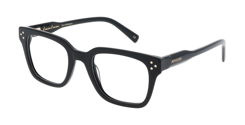 GAFAS GRADUADAS mujer CARACTÈRES EXPRESSIVE negro - vista de frente