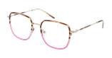 GAFAS GRADUADAS mujer MAGIC 186 carey/rojo - vista de frente
