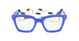 GAFAS GRADUADAS mujer CARACTÈRES MYSTÉRIEUSE azul - vista de frente