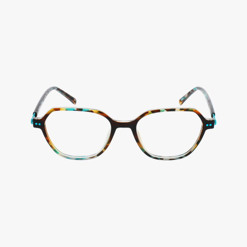 GAFAS GRADUADAS mujer ARMELLE carey azul/azul vista de frente