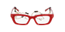 GAFAS GRADUADAS mujer CREATIVE rojo