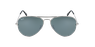 GAFAS DE SOL AVIATOR LARGE METAL plateado