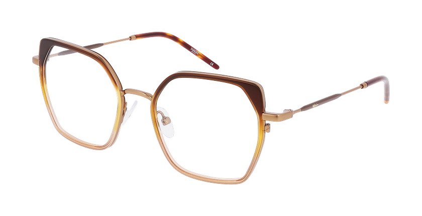 GAFAS GRADUADAS mujer MAGIC222 marrón/dorado - vista de frente