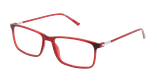 GAFAS GRADUADAS hombre HAROLD rojo - vista de frente