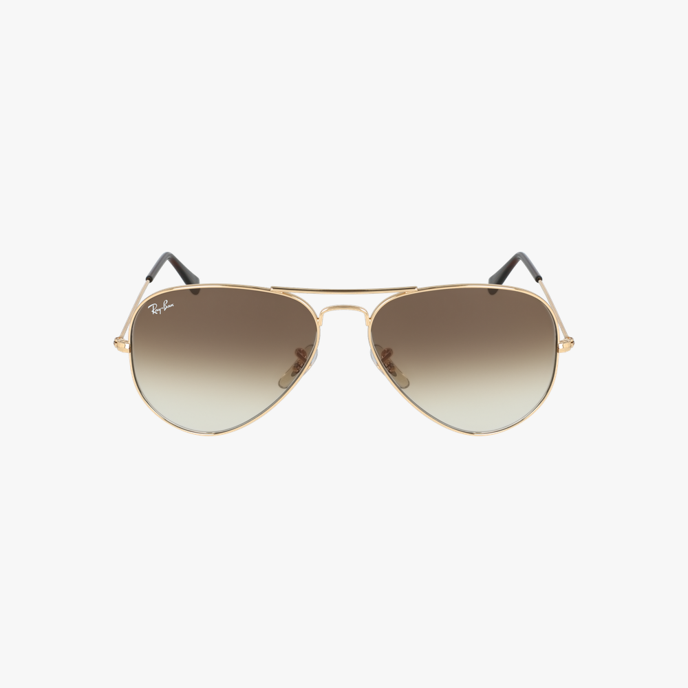 GAFAS DE SOL AVIATOR LARGE METAL dorado - vista de frente
