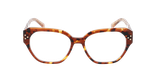 GAFAS GRADUADAS mujer CARACTÈRES RAFFINÉE carey/rojo - vista de frente
