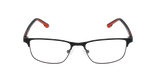 GAFAS GRADUADAS hombre AYDAN negro/rojo - vista de frente