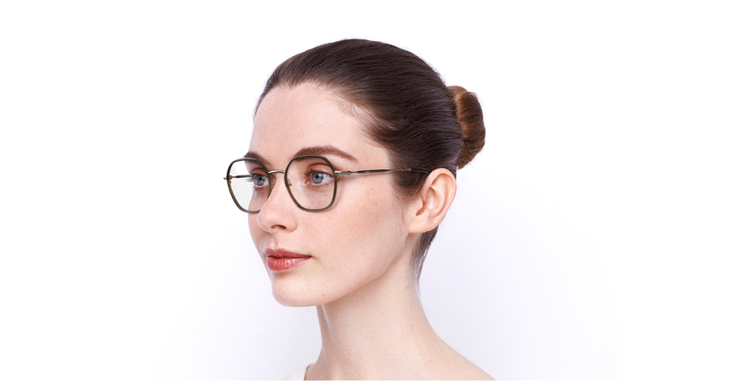 GAFAS GRADUADAS mujer MAGIC 187 marrón - vista de frente