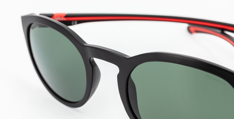 GAFAS DE SOL BUZZY POLARIZED negro/rojo