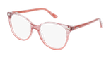 GAFAS GRADUADAS niños MAGIC 148 rosa/dorado - vista de frente