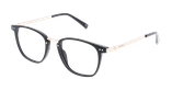 GAFAS GRADUADAS hombre DAMON negro/dorado - vista de frente