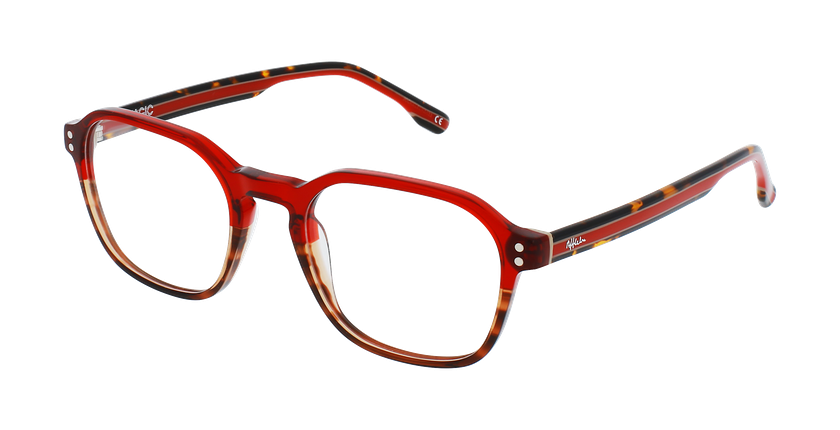 GAFAS GRADUADAS hombre MAGIC207 rojo - vista de frente