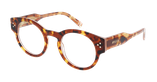 GAFAS GRADUADAS mujer CARACTÈRES FIDELE carey/rojo - vista de frente