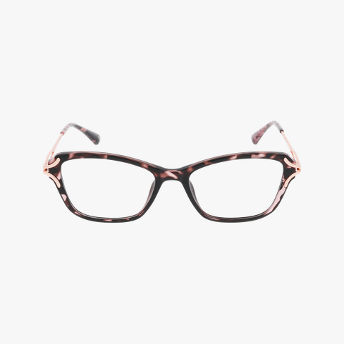 GAFAS GRADUADAS mujer ELISE carey/rosa vista de frente