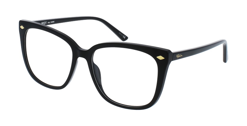 GAFAS GRADUADAS mujer SABINE negro - vista de frente