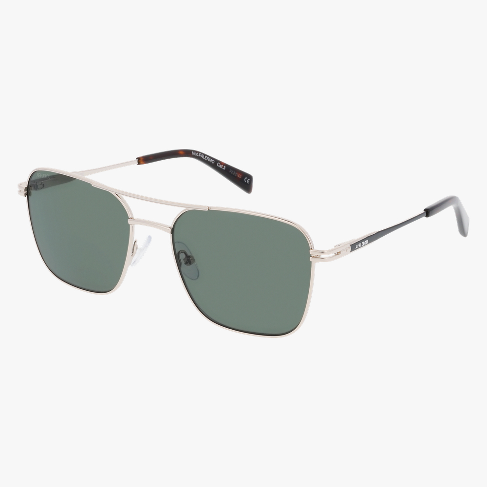 GAFAS DE SOL hombre PALERMO dorado - vista de frente