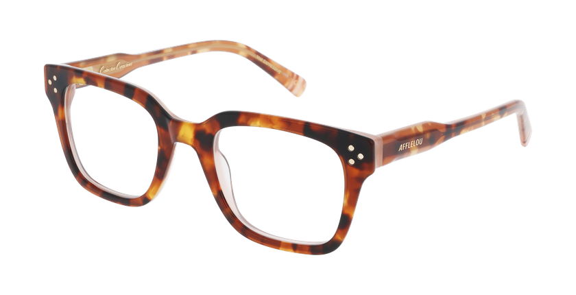 GAFAS GRADUADAS mujer CARACTÈRES EXPRESSIVE carey/rojo - vista de frente