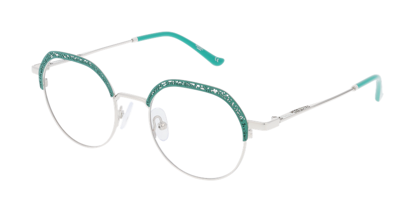 GAFAS GRADUADAS mujer MAGIC292 verde/turquesa - vista de frente