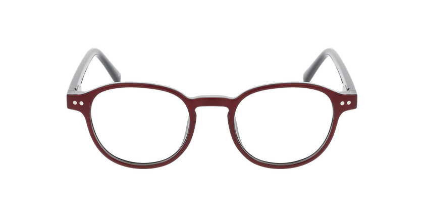 GAFAS GRADUADAS niños MARCELIN rojo/negro - vista de frente