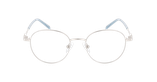 GAFAS GRADUADAS mujer LUCIE plateado/azul - vista de frente