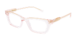 GAFAS GRADUADAS mujer CARACTÈRES FIL D'OR CRÉATIVE rosa - vista de frente