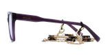 GAFAS GRADUADAS mujer CARACTÈRES EFFRONTÉE morado - vista de frente