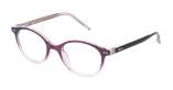 GAFAS GRADUADAS niños ISALINE morado/rosa - vista de frente