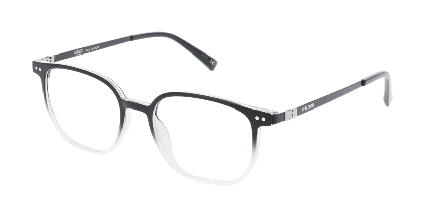 GAFAS GRADUADAS hombre DARIUS negro - barra metálica/cristal - vista de frente
