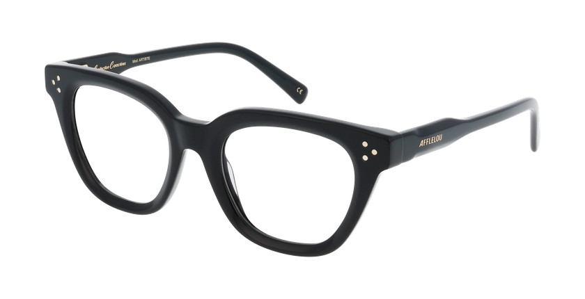 GAFAS GRADUADAS mujer CARACTÈRES ARTISTE negro - vista de frente