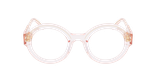 GAFAS GRADUADAS mujer CARACTÈRES FIL D'OR PERSPICACE rosa - vista de frente