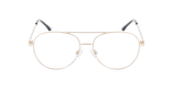GAFAS GRADUADAS hombre RZERO38 dorado - vista de frente