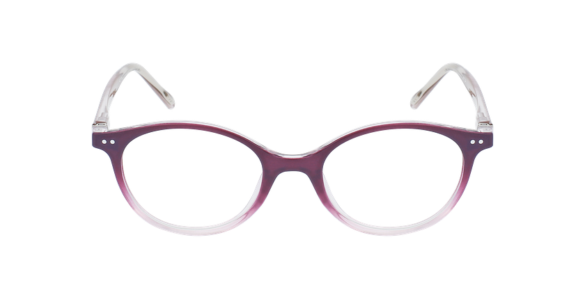 GAFAS GRADUADAS niños ISALINE morado/rosa - vista de frente