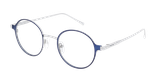 GAFAS GRADUADAS hombre MAGIC315 azul/plateado - vista de frente