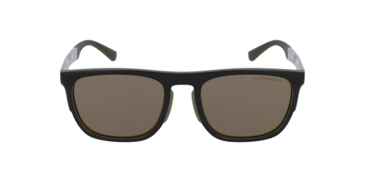 GAFAS DE SOL hombre 0EA4114 negro/verde vista de frente
