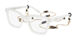 GAFAS GRADUADAS mujer CARACTÈRES MYSTÉRIEUSE blanco - vista de frente