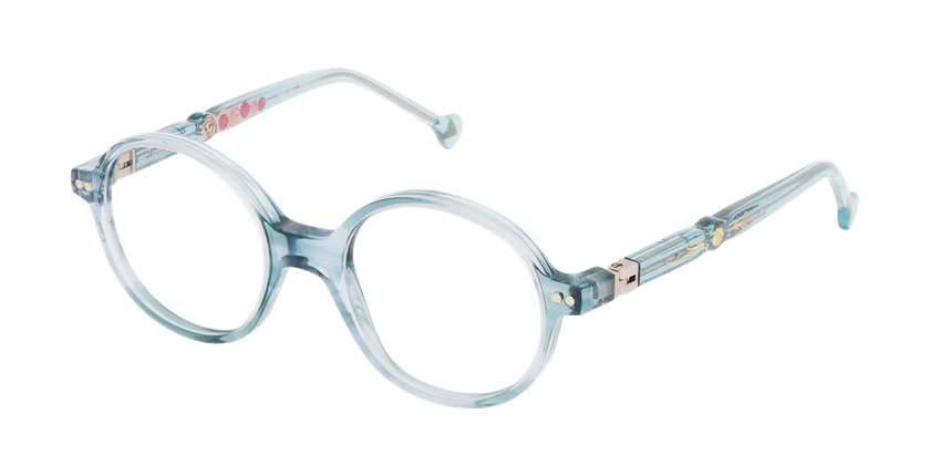 GAFAS GRADUADAS niños PRINCESS 13 azul - vista de frente