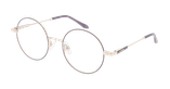 GAFAS GRADUADAS mujer ADRIANA morado/dorado - vista de frente